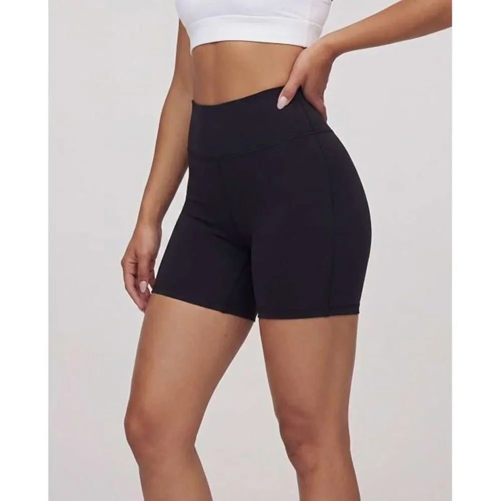 Pre-Owned Dance Athletic Shorts Small Adult Black Gymnastics Jazz